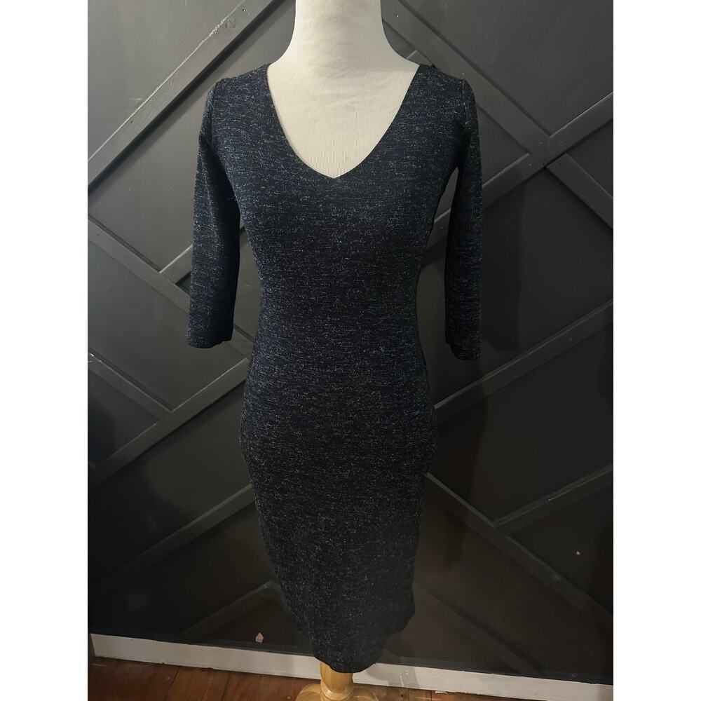 Small Veronica M. dark blue sweater dress